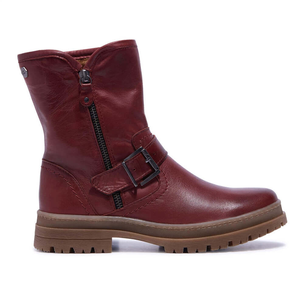 Carl Scarpa Bollichi Bordo Leather Ankle Boots